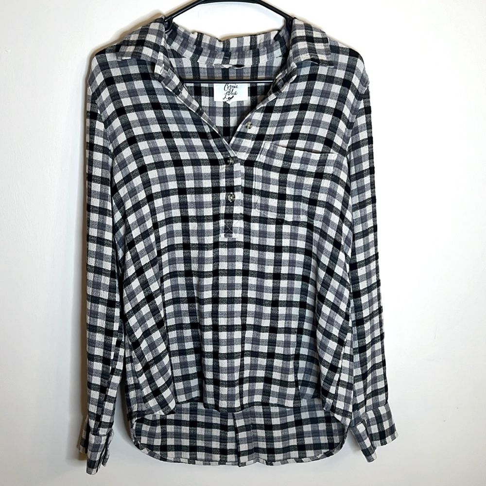 Cosmic Blue Love Flannel.